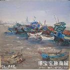 黄志雄 船景系列 类别: 风景油画