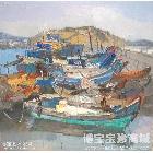 黄志雄 船景系列 类别: 风景油画