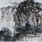 郑晓芳 山居图 类别: 国画山水作品